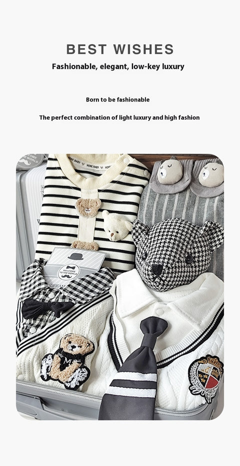 Elegant 100% Cotton Newborn Gift Suitcase Collection
