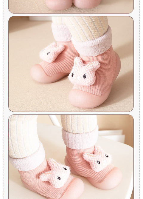 Plush Animal Sock Shoes for Babies