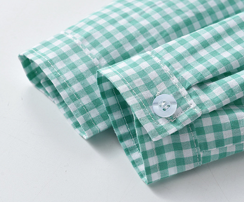 Elegant Plaid Shirt, Suspender Pants and Bow Tie Set