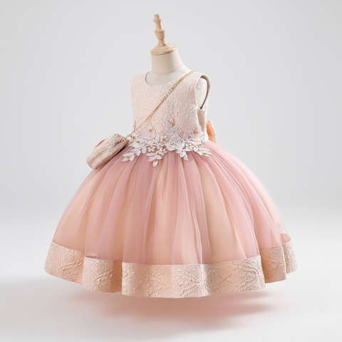 Amber's Gem Elegant Dress, Jacket and matching Bag Set