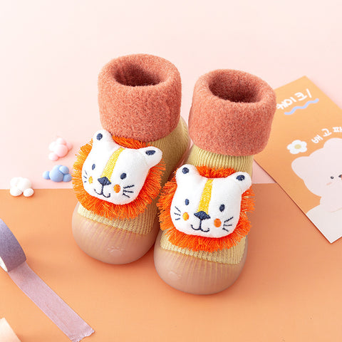 Plush Animal Sock Shoes for Babies