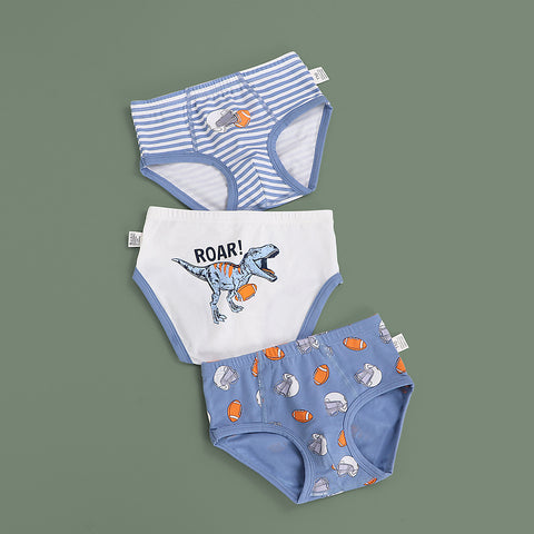 Cotton Briefs Fun Print Set