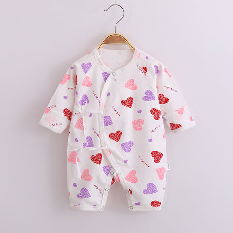 Cotton Kimono Romper with Side Ties