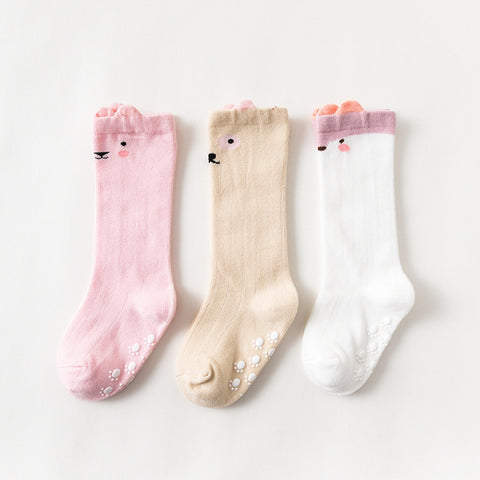 Stretchy Cotton Blend Anti-Slip Socks