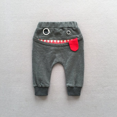 Adorable Funny Face Design Jogger Pants