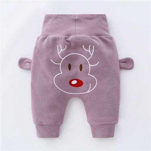 Warm Animal Prints Soft Cotton Harem Pants