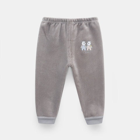 Komfortable gerippte Baumwollmischhose