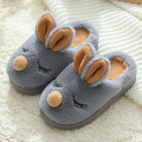 Soft Plush Animal Indoor Slippers