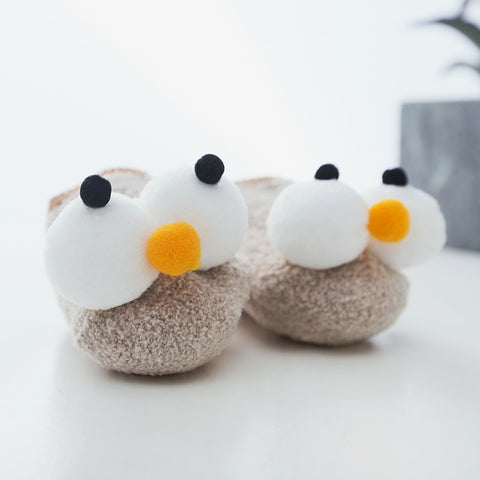 Plush Baby Socks with Googly Eyes