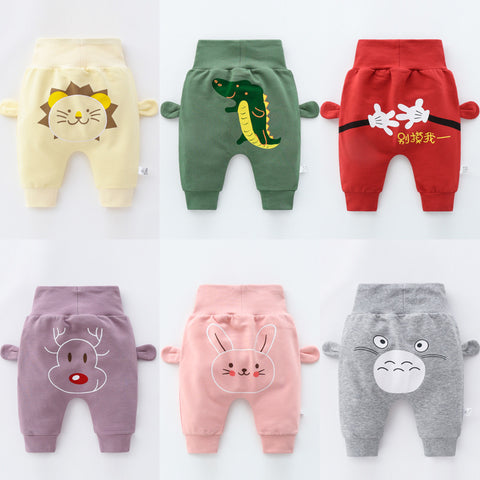 Warm Animal Prints Soft Cotton Harem Pants