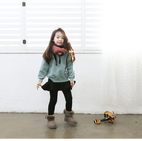 Leggings mit ausgestelltem Rock