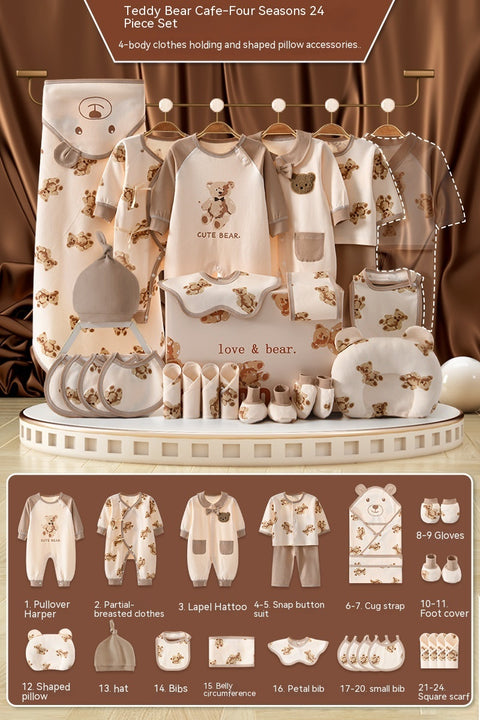 Luxury British Teddy Bear Newborn Gift Box