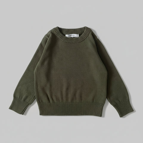 Colorful Soft Cotton Knit Sweater