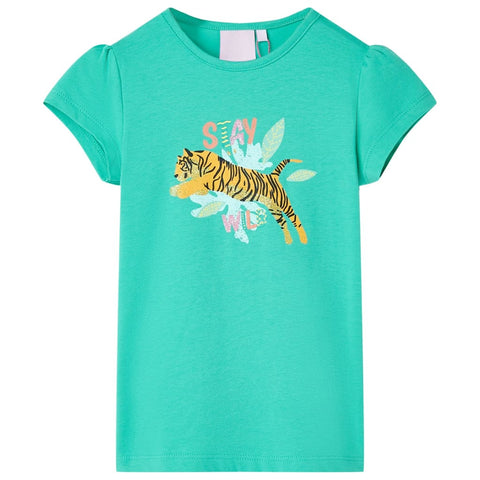 Cotton Tiger Print T-Shirt