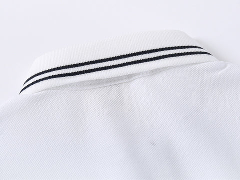 Playful Elephant Embroidery Cotton Polo T-Shirt