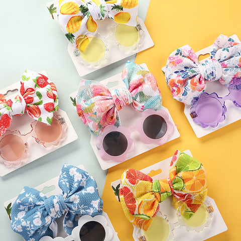 Hair Band and Sunglasses Fun Pattern Set