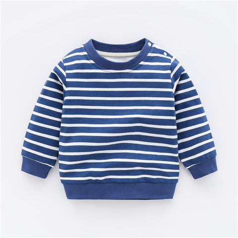 Soft striped Cotton Sweatshirt