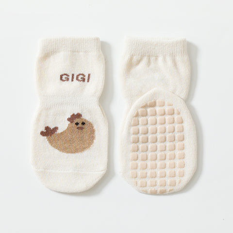 Cartoon Theme Cotton Anti-Slip Socks