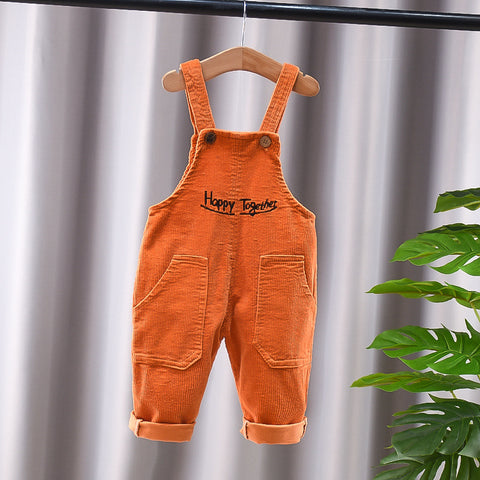Pure Cotton Corduroy Overalls