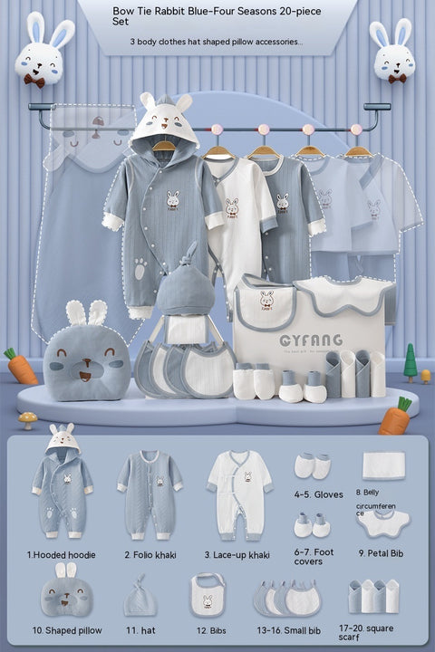Playful Bunny Newborn Gift Box Set
