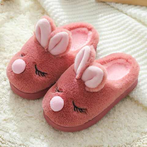 Soft Plush Animal Indoor Slippers