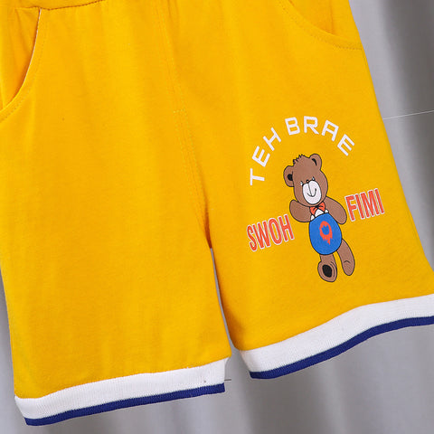 Teddy Graphic Tank and Shorts Set