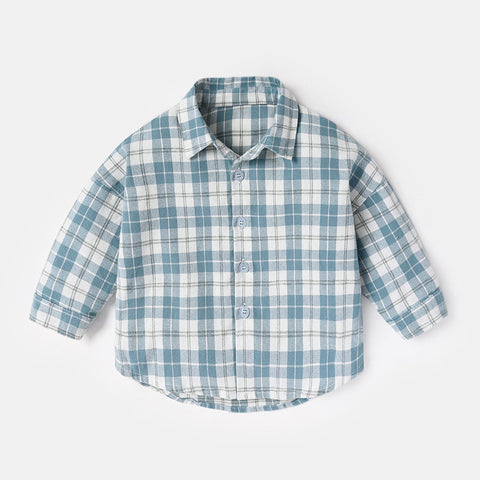 Soft Cotton Plaid Shirt
