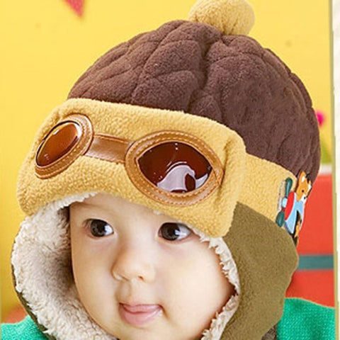 Warm cotton Aviator Cap with fleece lining