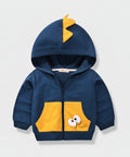Children's hoodie with cartoon design on a white background