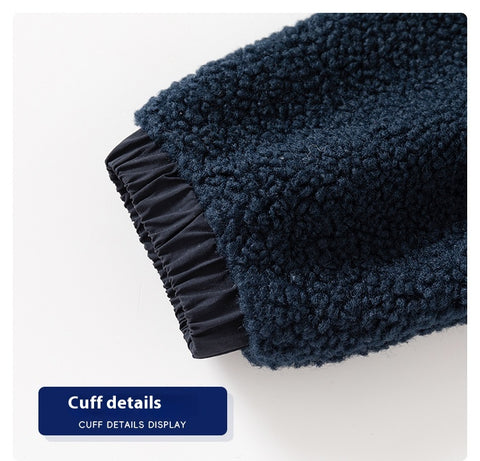 Cozy Stand Collar Zip Jacket