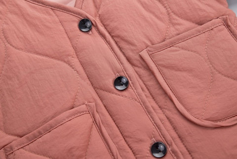 Komplet tople prešite bombažne jakne in hlač