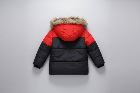 Warm Hooded Puffer Coat