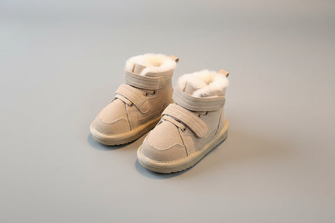 Cozy Suede Snow Boots with Cotton Lining