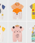 Animal Print Cotton Romper Collection