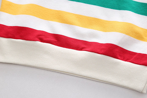 Playful Pullover and Overall Set