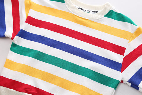 Playful Pullover and Overall Set