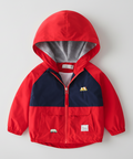 Colorful Hooded Windbreaker Jacket
