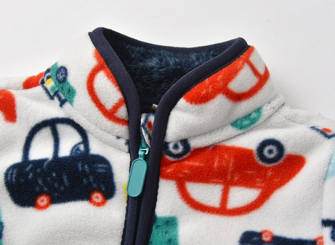 Colorful Soft Polar Fleece Jacket