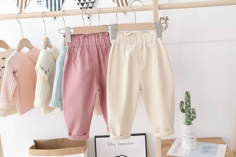 Comfy Elastic Waist Soft Cotton Pants