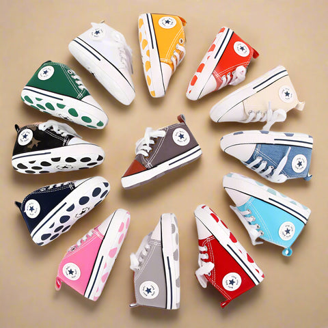 Color Accent Canvas Sneaker