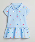  Strawberry Dot Polo Dress