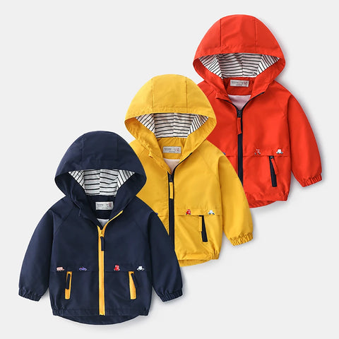 Hooded Windbreaker Jacket