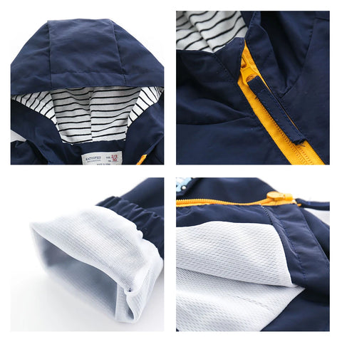 Hooded Windbreaker Jacket