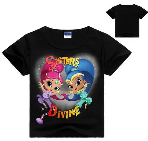 تيشيرت قطني ناعم بطبعة أمامية نابضة بالحياة