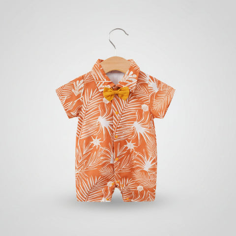 Tropical Bow Tie Romper Collection