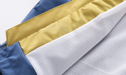 Colorful Hooded Windbreaker Jacket