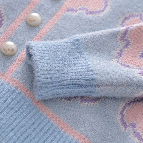 Elegant Jacquard Top and matching Pleated Skirt Set