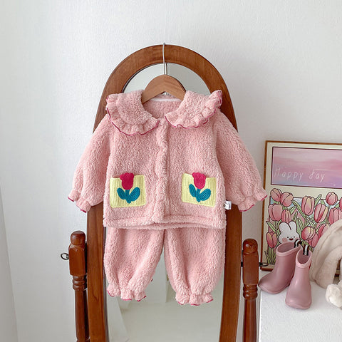 Plush Fleece Pajama Set Collection