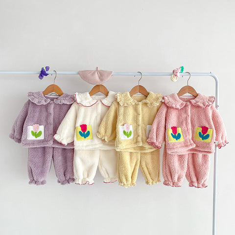 Plush Fleece Pajama Set Collection