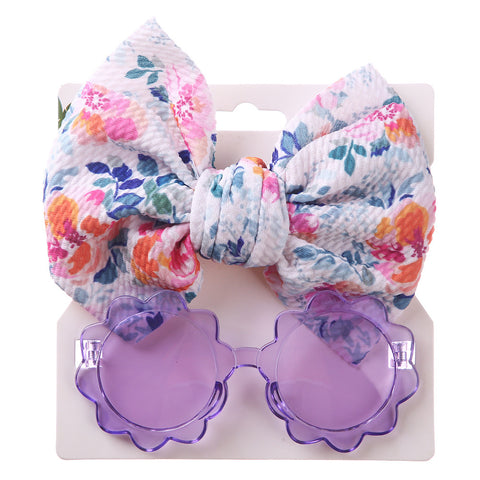 Hair Band and Sunglasses Fun Pattern Set